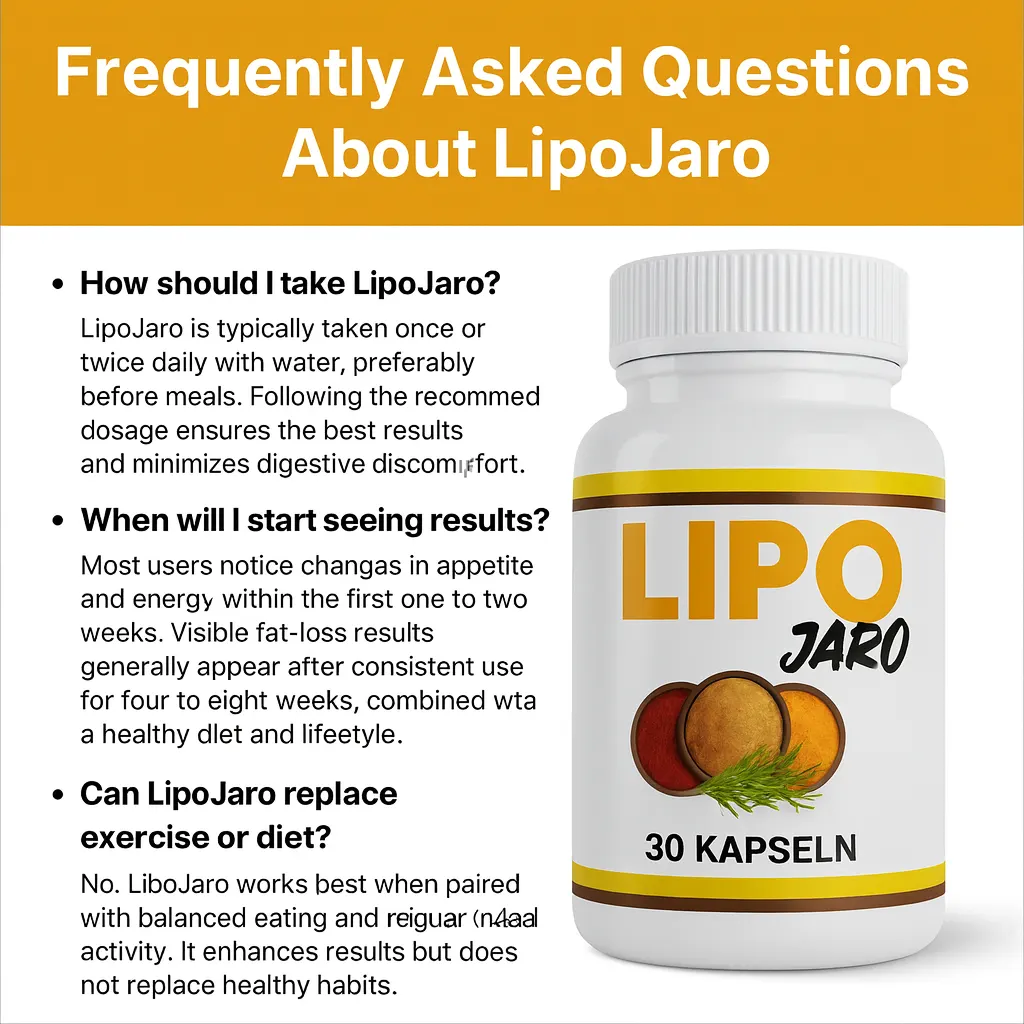 LipoJaro Supplement Bottle